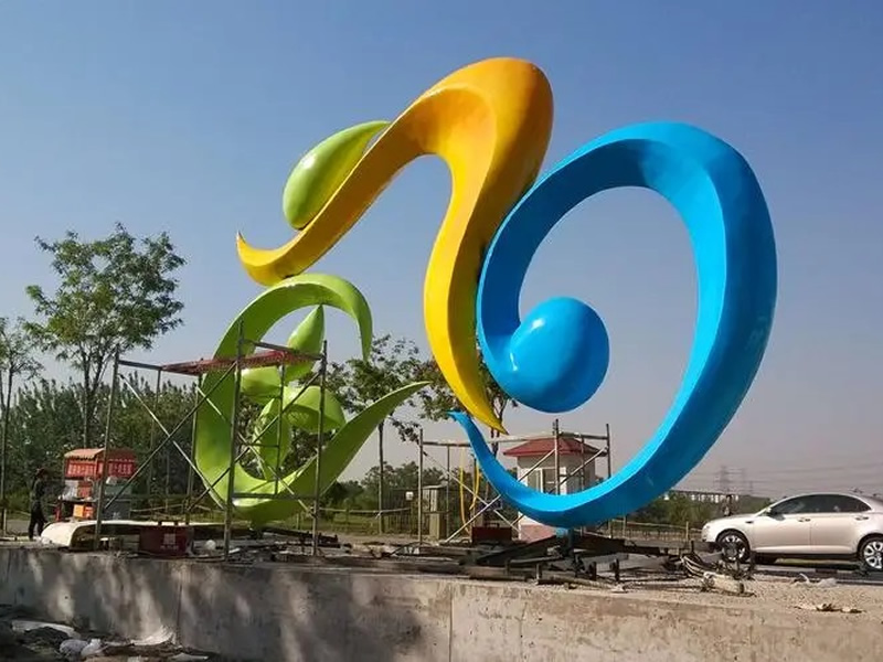 陜西不銹鋼雕塑案例